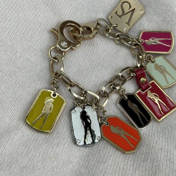 Victoria's Secret VS Angel Supermodel Charm Bracelet with Handcuff clasp - Picture 6 of 8